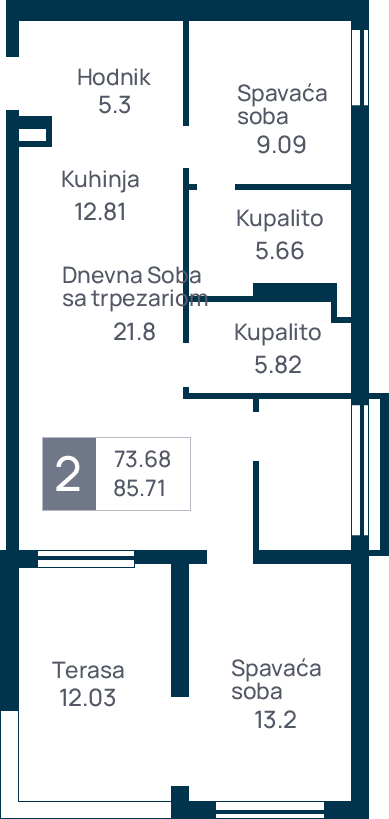 2 soban stan, №38, sprat 6